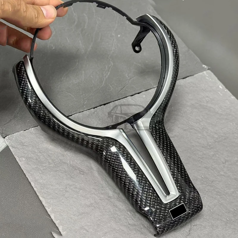 

Подходит для BMW M4 M2 M3 F87 F80 F82 M6 F06 F12 F13 из углеродного волокна M, замена рулевого колеса автомобиля, отделка автозапчастей