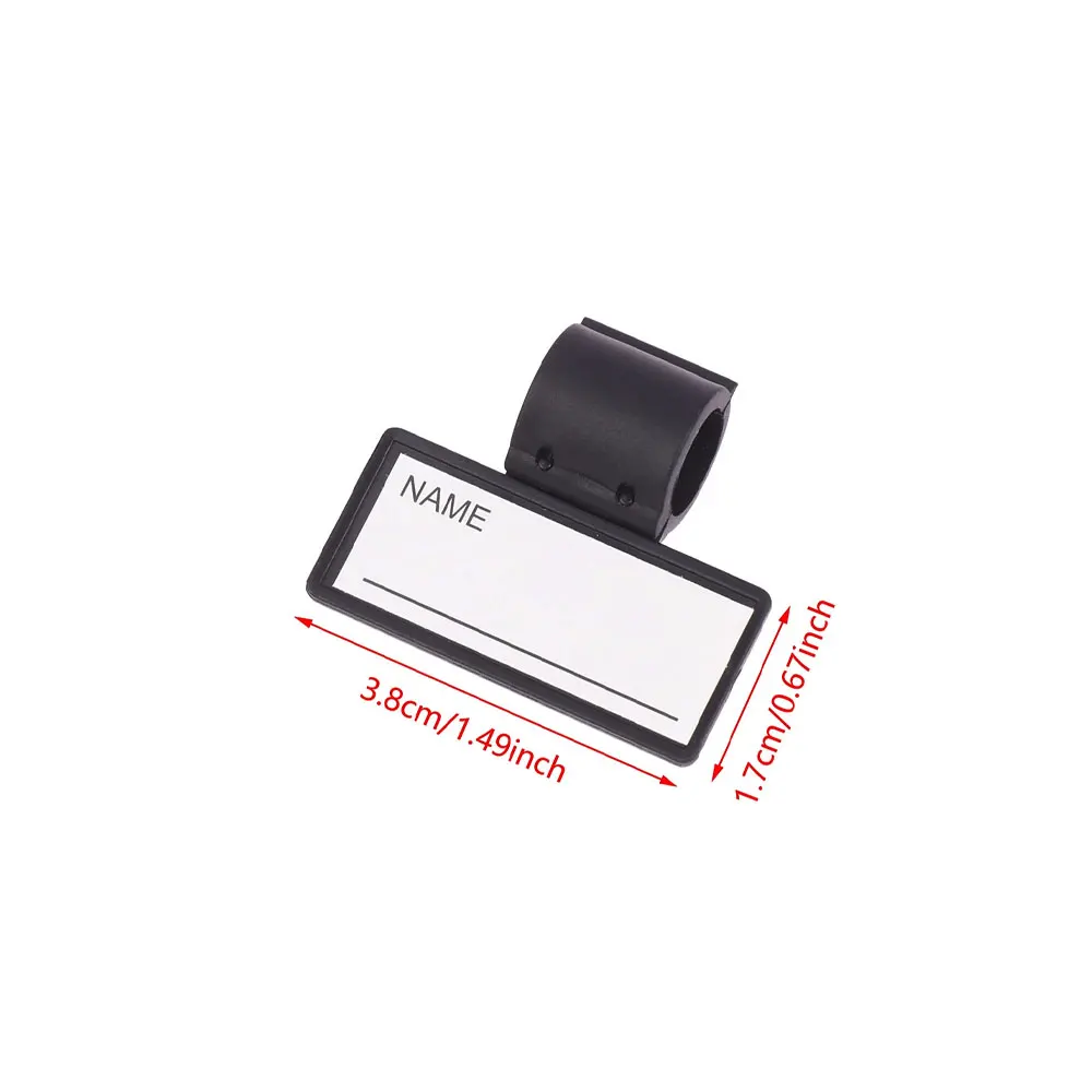 5/10pcs Name Tag Stethoscope Identification Tags Id Holder Clip Badge label Tube Nametags Plate Badges