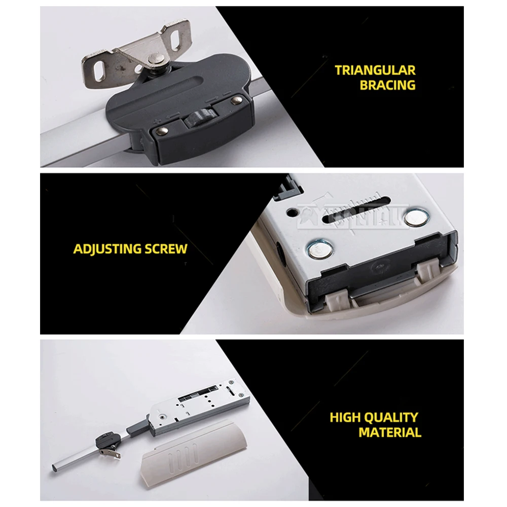 

2026 Гидравлический опорный демпфирующий стержень Буферный подъемник двери Опорный стержень под давлением воздуха Зажим для шкафа Опорный инструмент Мебельная фурнитура