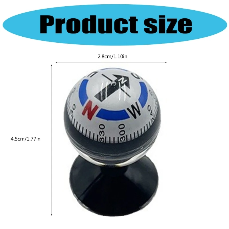 Accuracy Outdoor Compasses with Spherical Durability Ball Compasses for Hiking Backpacking Survival Gear - Image 6