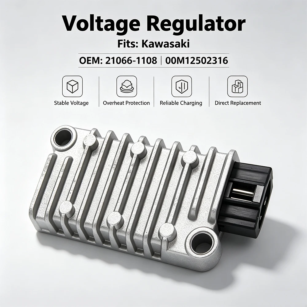21066-1108 00M12502316 Voltage Regulator For Kawasaki KL250 Super Sherpa G4-G9F BN125 A4-A9F/Derbi GPR125/Gilera SC125 2005-2009