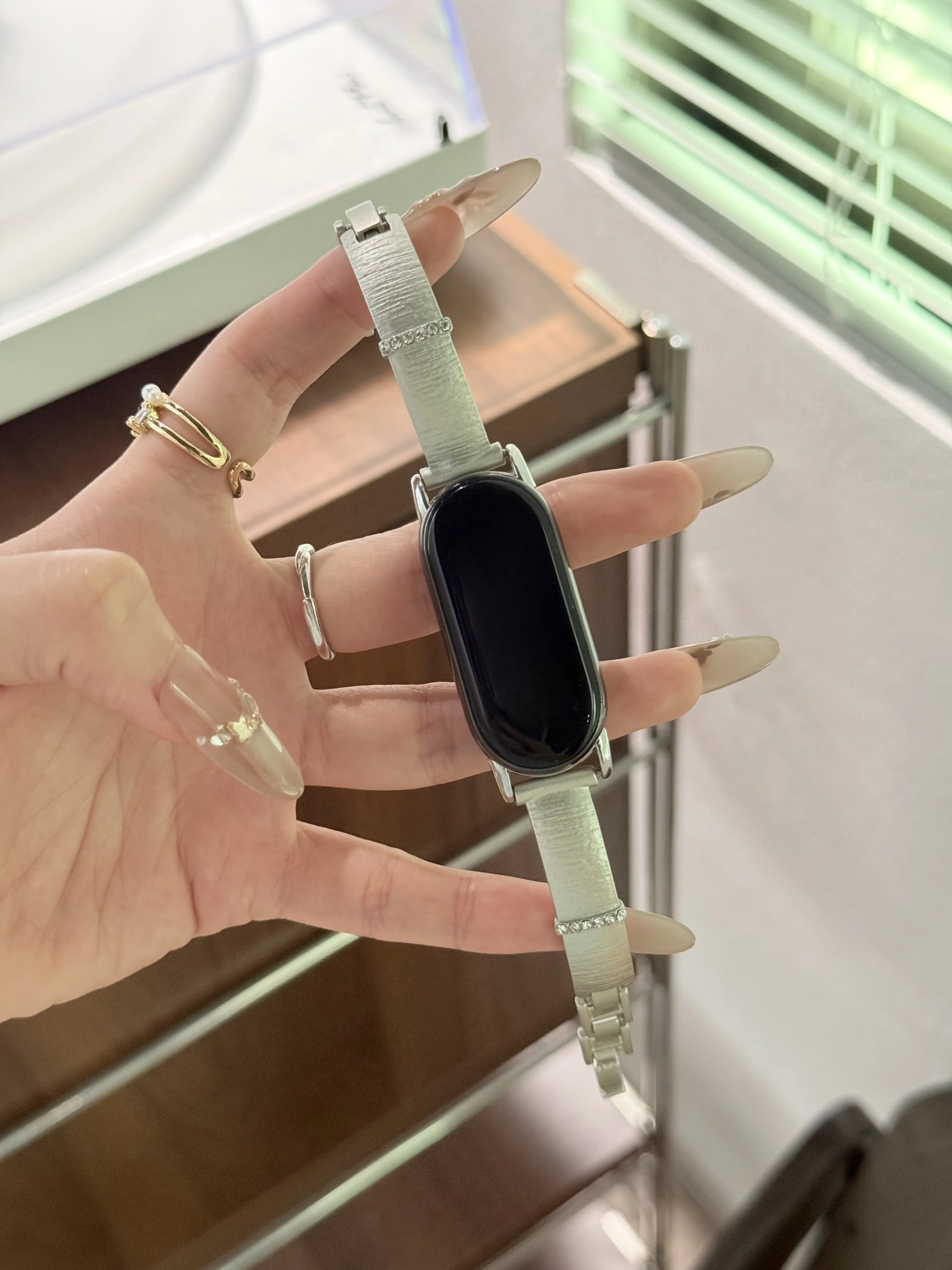 

Bright face bracelet strap suitable Xiaomi Band 8Pro/9Pro，For Mi band 3/4/5/6/7，8/8NFC/9/9NFC/10/10NFC，For Redmi Watch5/4/6