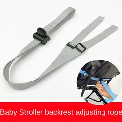 Baby stroller accessories with backrest adjustment and nylon thickened buckle stepless umbrella car accessories with anti slip