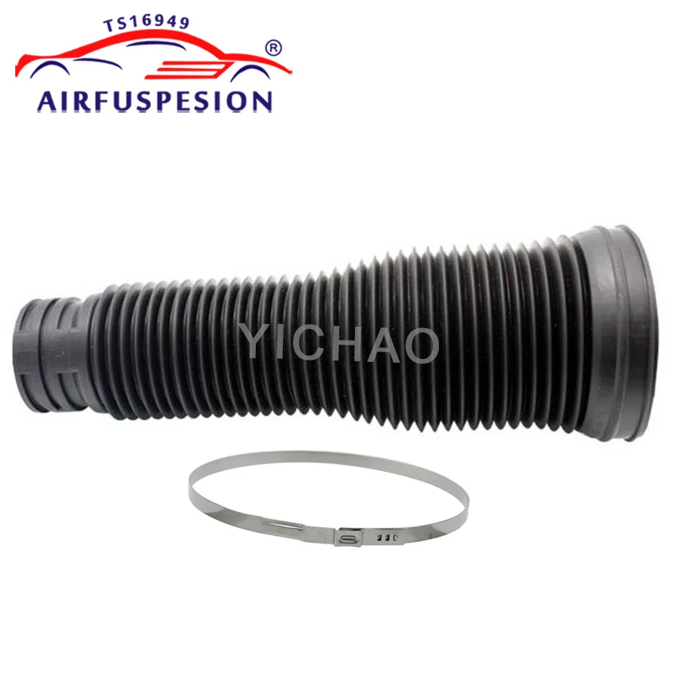 4pcs Front+Rear Air Shock Absorber Dust Cover+Rings For Mercedes Benz W221 S300 S320 S450 A2213204913 A2213205513 A2213205613