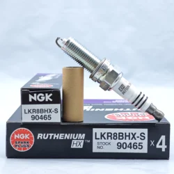 4pcs Original NGK Ruthenium Spark Plug LKR8BHX-S 90465
