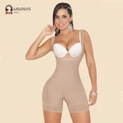 Shapewear for Women Compression Seamless Fajas Girdle Short Slimming Tummy Control Open Bust Bodysuit Postpartum Daily Wear