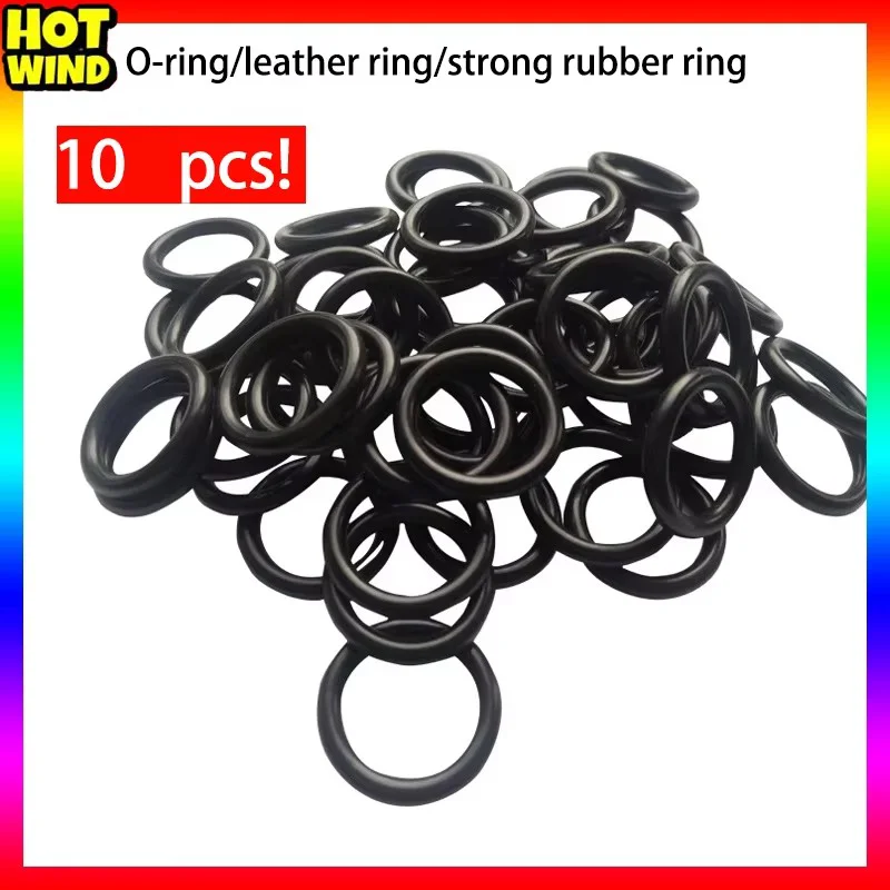 10 Pcs Black Circle Aircraft Model Brushless Motor Propeller Protector O-ring/leather Ring/strong Rubber Ring Diy Utility Tool