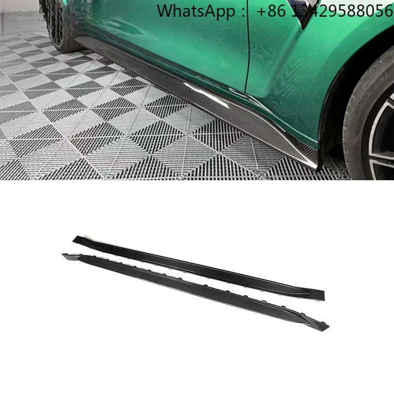 Dry Carbon Fiber Side Skirts Car Exterior Modification Auto Parts Fit For M3 G80 M4 G82 G83