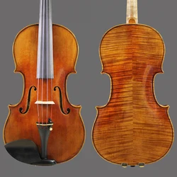 Italy Oil Varnish!A Great Stradivari Messiah Style 4/4 Violin!Master Tone!