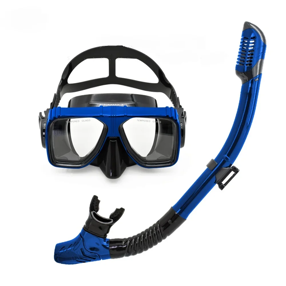 Snorkeling Set Swimming Goggles Scuba Equipment Dive Mask Snorkel Gear Set Scuba Diving Snorkel Mask Set