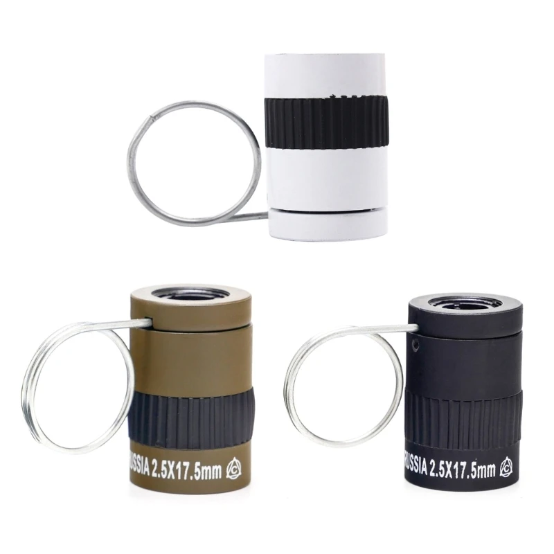 

M17D 2.5 Ratio Finger Buckle Portable Waterproof Miniature Monocular Pocket Scope for Observing Stamps