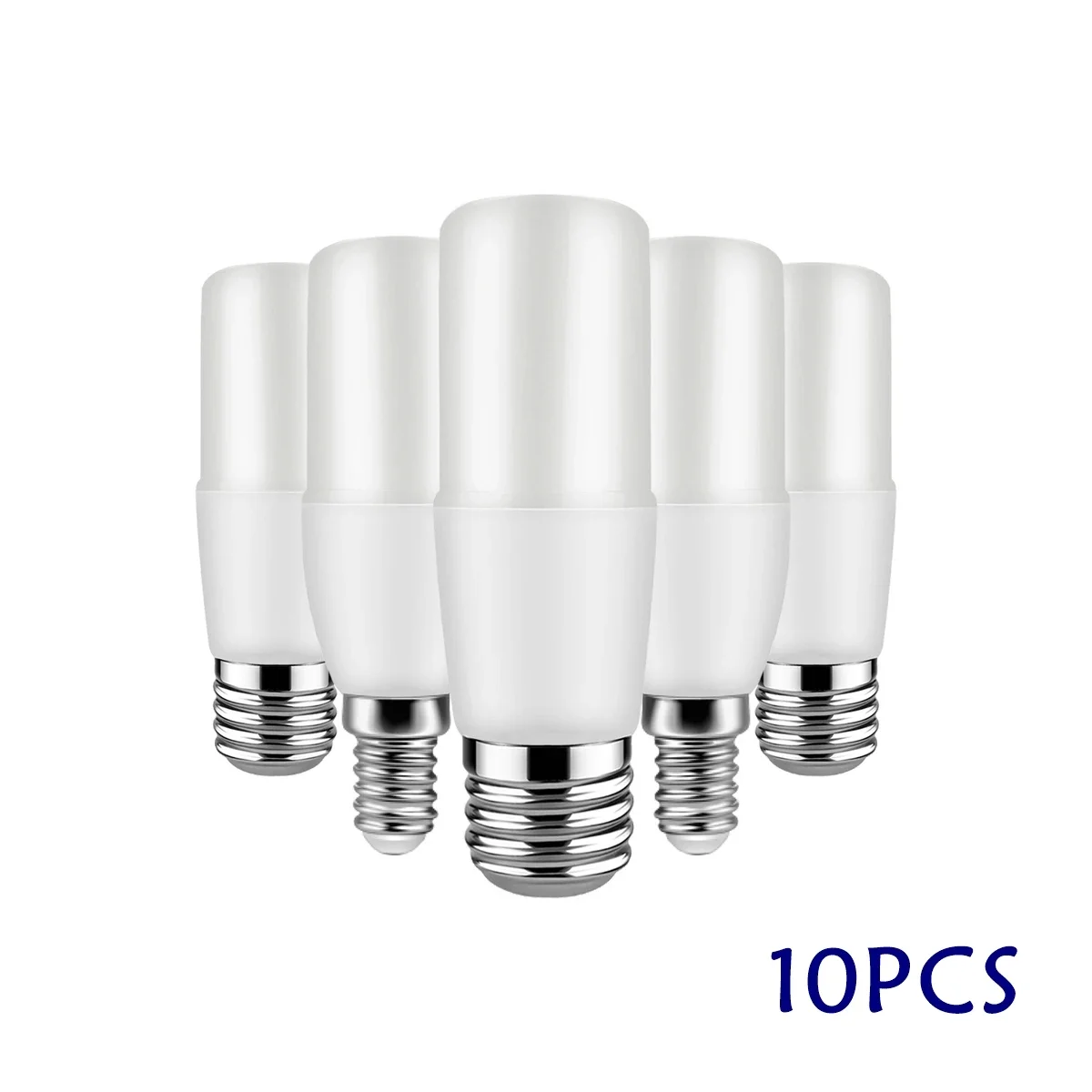 

10pcs Bar Led Column Bulb T37 9w AC220V E27 E14 Super Bright 3000K 4000K 6000K Lamp For Home Bedroom Office Decoration