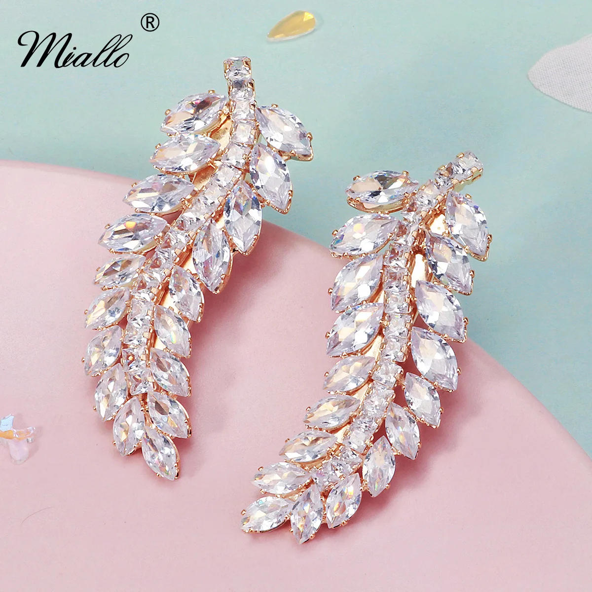 جديد ورقة على شكل الزركون الزفاف باريت رائعة يدويا شعر أميرات كليب الجانب اجتاحت الانفجارات كليب حفلة إكسسوارات الشعر هدية #1