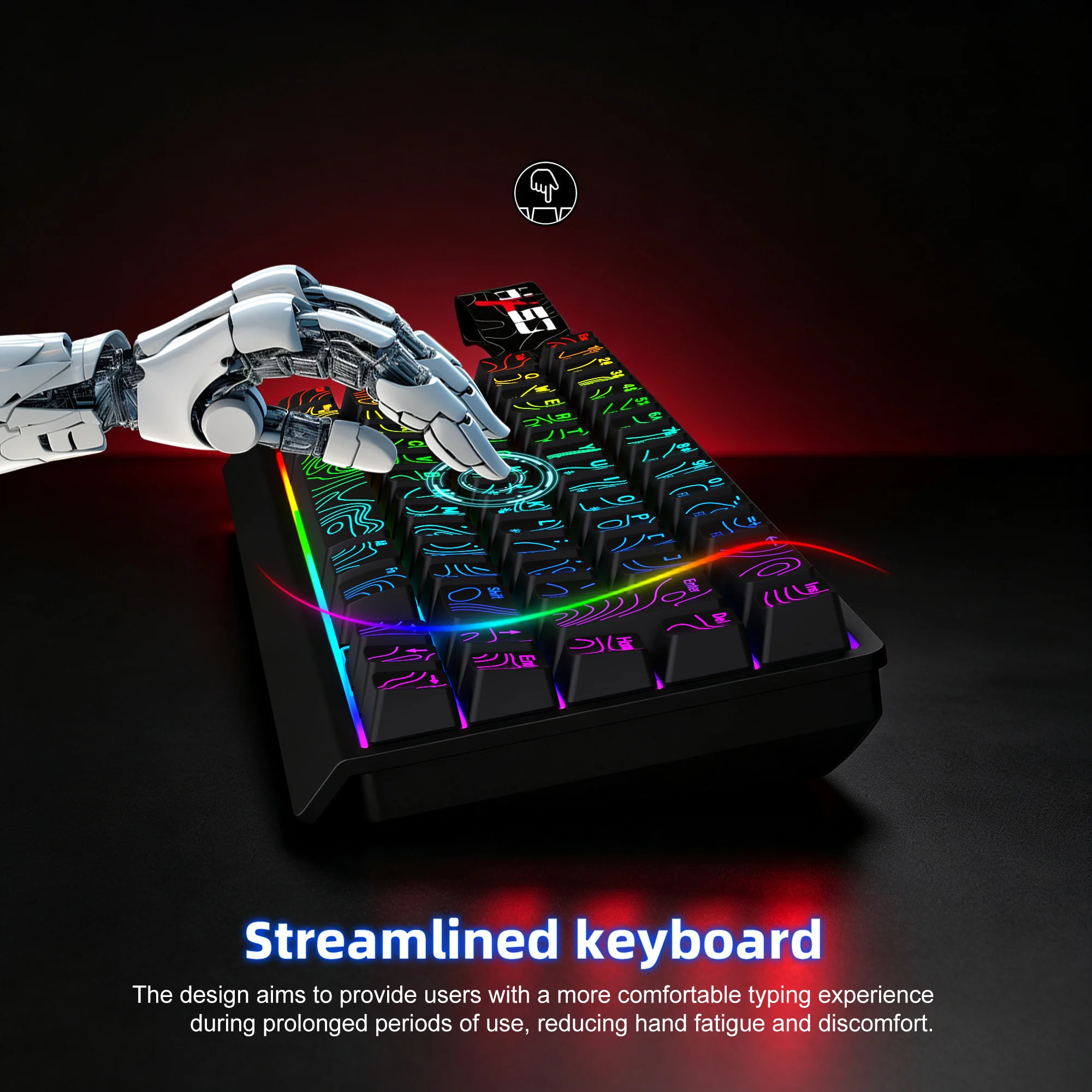 68‑Key Mini RGB Gaming Keyboar - Gaming Keyboard Thocky recension och pris
