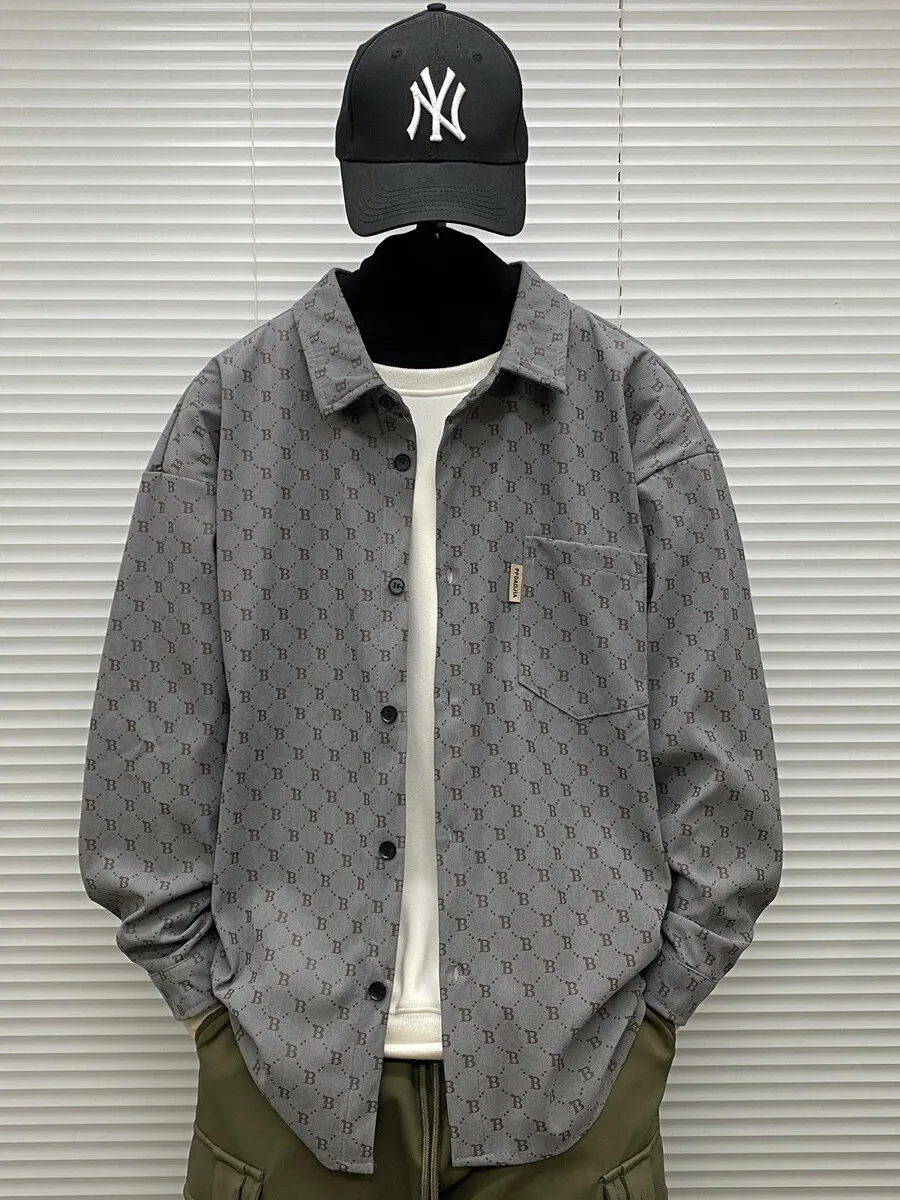 

Мужская повседневная свободная удлиненная футболка с буквенным принтом, весна-осень, трендовая, брендовая, молодежная, стильная верхняя одежда