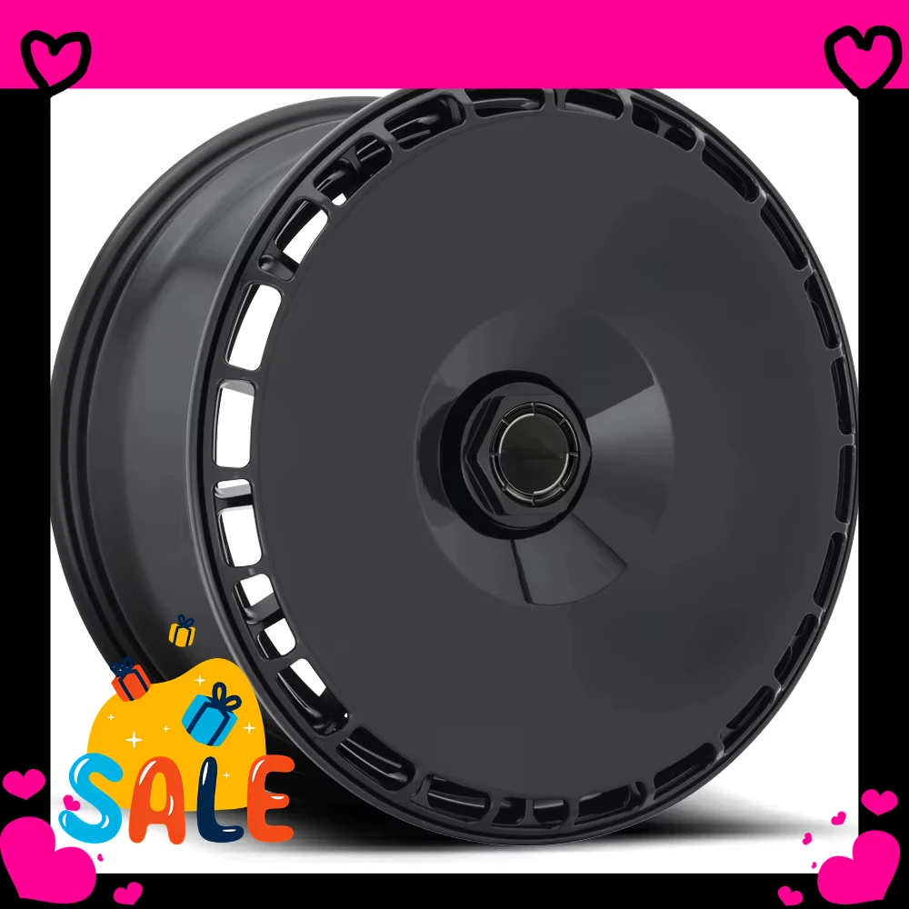 

Hot-selling Factory Wholesale New Black Aluminum Alloy Car Wheels 6x139.7 20-24 Inch High Strength Forged Polished Wheels 100mm