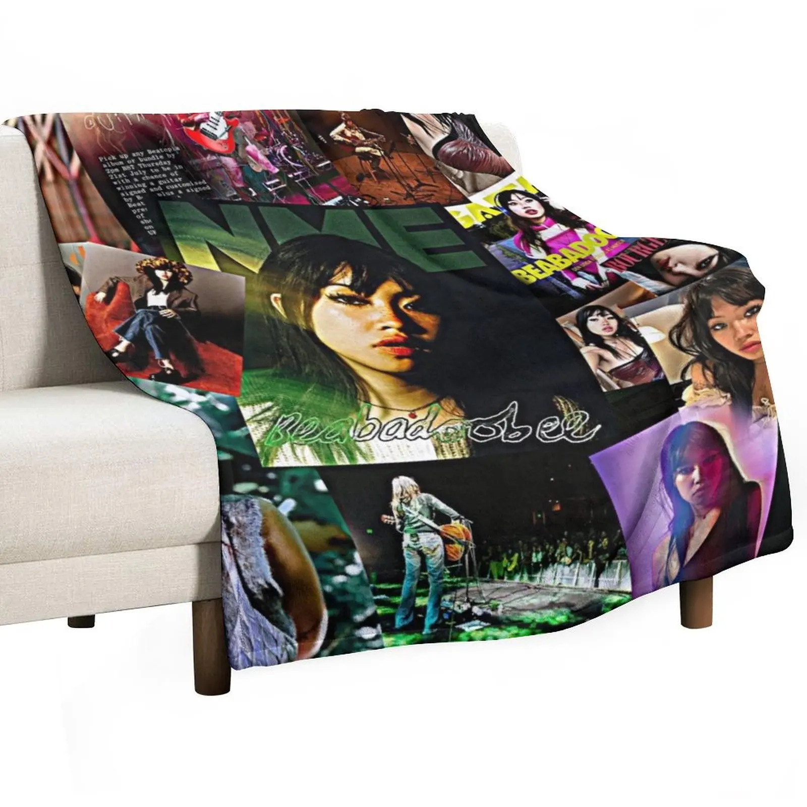 

Beabadoobee Throw Blanket Soft Bedroom Blanket for Night Sleeping