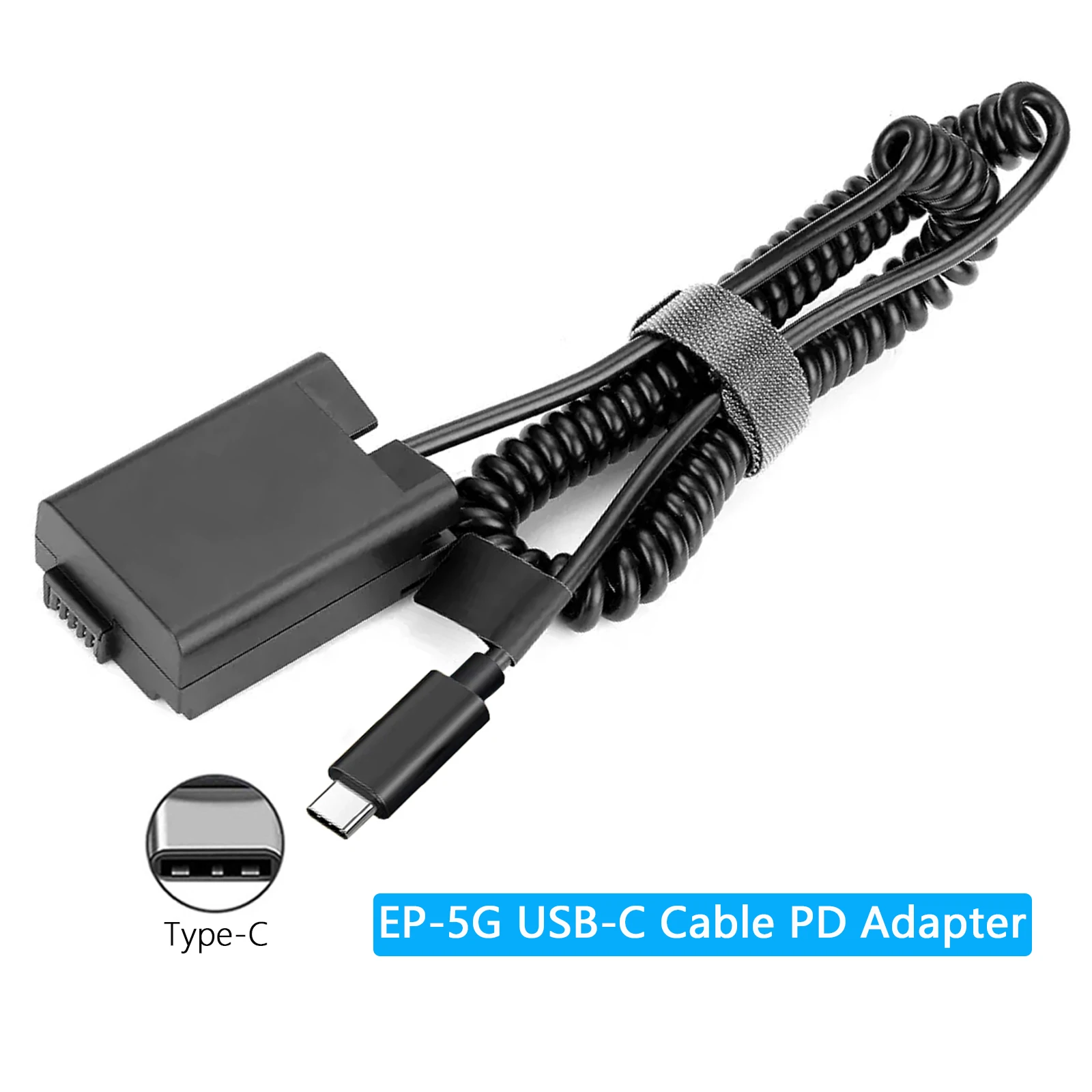 EN-EL25 ENEL25 EN-EL25a ENEL25a Dummy Battery Type-C Cable PD Adapter for Nikon Z fc Zfc Z30 Z50 Digital Cameras