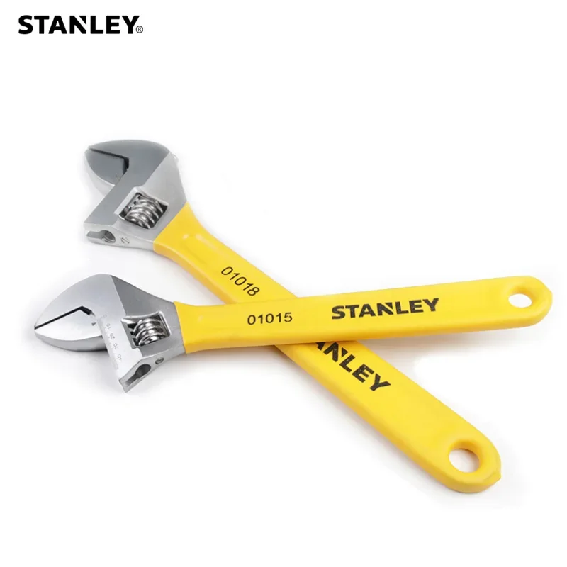 Stanley 1-PCS adjustable universal wrench mini small big 4 6 8 10 12 15 18 inch spanner wrench mouth adjustable jaw repair tools