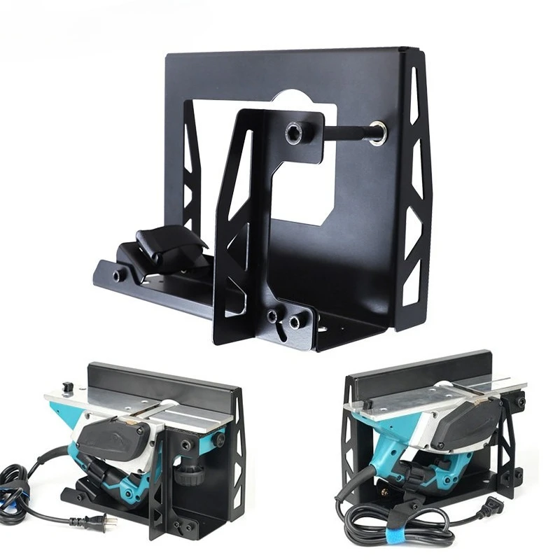 

Flip Planer Stand Electric Planer Inverted Bracket Practical Household Flip Mount Tool Steel- Rack Woodworking Planing Support