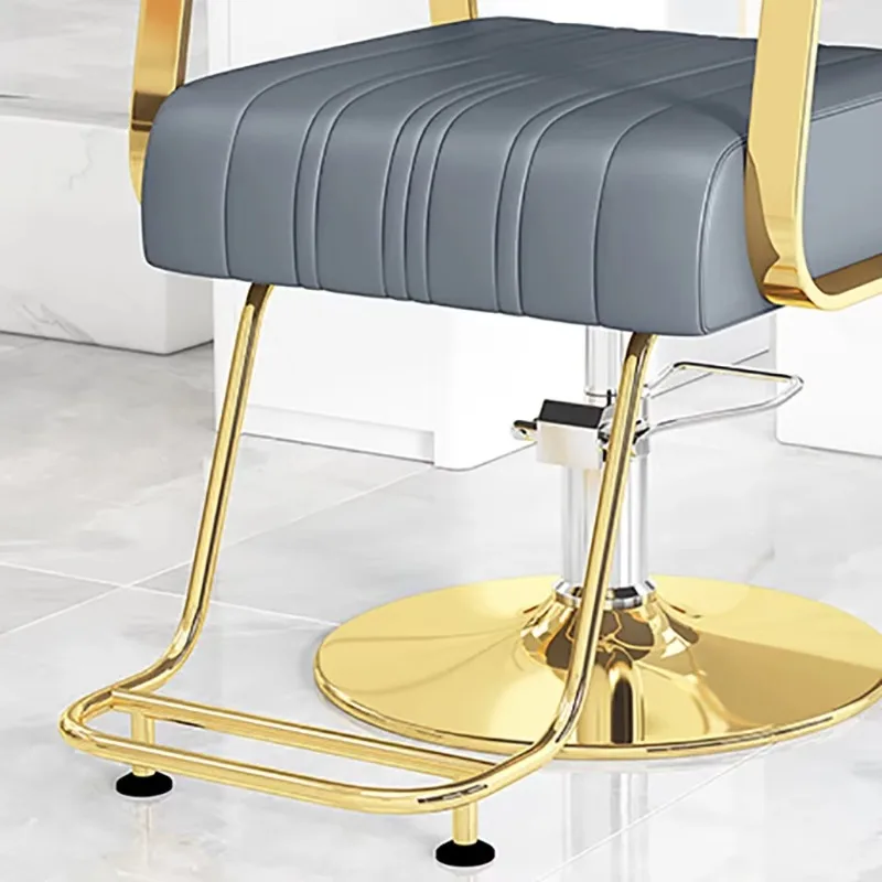 Ästhetischer einfacher Friseurstuhl, luxuriöser, trendiger, personalisierter, moderner Friseurstuhl, bequemer Salon-Kapperstoel-Haarmöbel