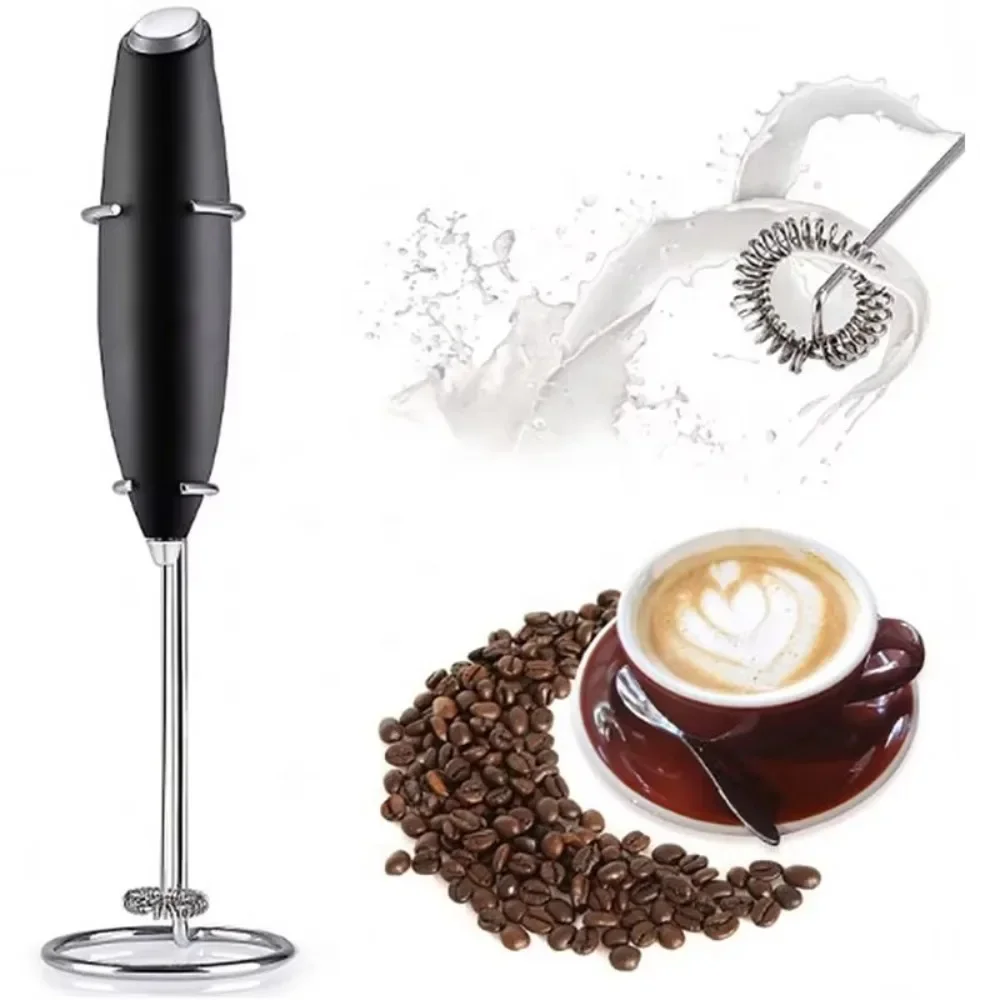 Whisk Drink Mixer Hot Chocolate Battery Operated Automatic Hand Powerful Milk Frother Handheld Foam Maker For Lattes