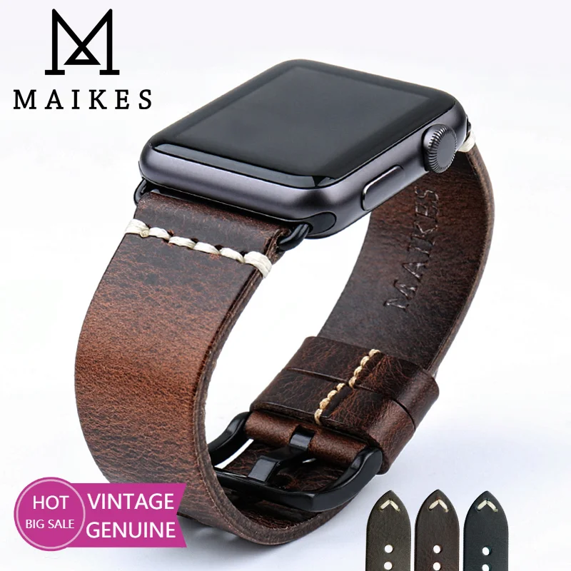 Ремешок кожаный для Apple Watch Band 49 мм 44 мм 45 мм 40 мм 42 мм 41 мм 38 мм Series 8 7 6 5 4 3
