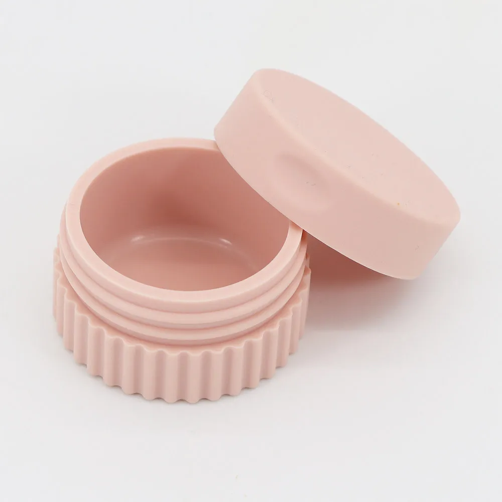 20ml Portable Silicone Travel Jars with Lid, Cosmetic Face Body Hand Cream Jars, Mini Travel Jewelry Cream Powder Case