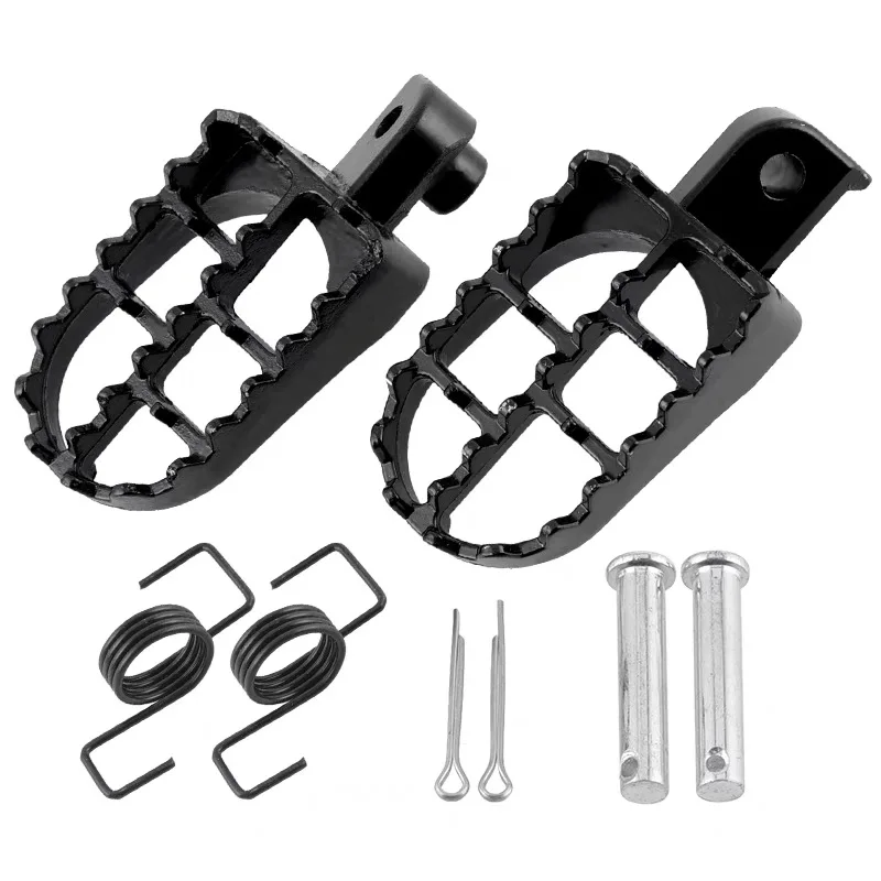 Motorcycle Footrest Motocross Wide Fat Foot Pegs Pedal For Honda CR CRF XR 50 70 80 100 Yamaha Kawasaki KLX110