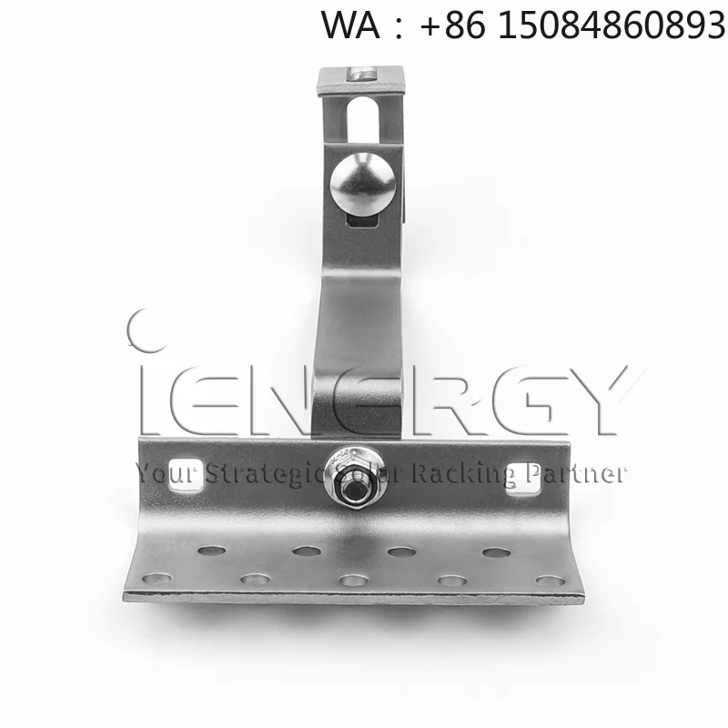 Adjustable Stainless Steel Tile Roof Solar Hook, PV Mounting System Accessories, Durable Solar Energy Fittings for  Solar Panel