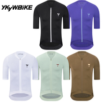 YKYWBIKE 2025 Newest Summer Cycling Jersey Men Cycling Maillot Pro Team Bicycle Shirt Short Sleeve MTB Road Bike Top Clothing