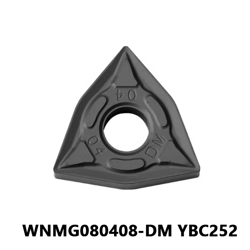 

Original WNMG 080408 DM YBC252 High-Quality Cylindrical Carbide Tool Lathe Tool Alloy Inserts WNMG080408-DM Turning Cutting Tool