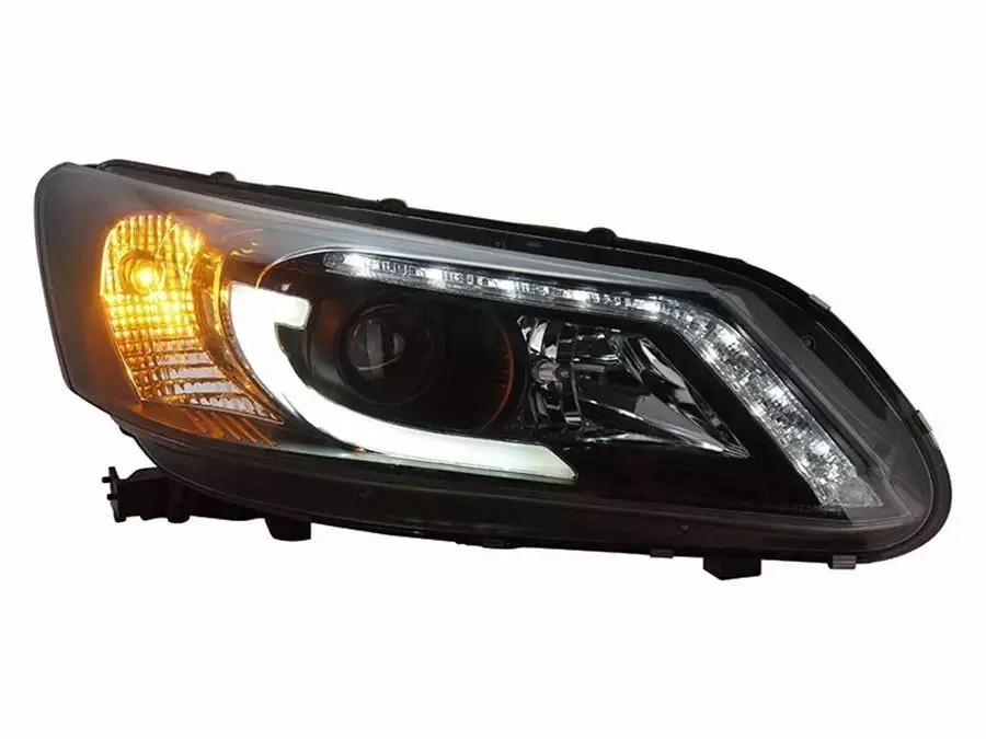 Car bumper headlamp for Honda Accord headlight 9th 2013~2015y LED DRL car accessories HID xenon for accord fog light