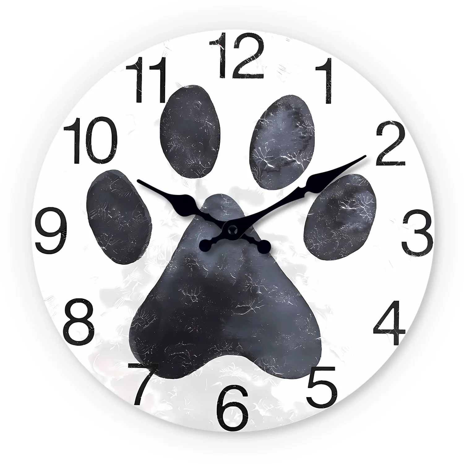 [10-14inch] 1 Wooden Patterned Wall Clock, Silent Running Timekeeping Clock, Suitable for Living Room, Bedroom, Kitchen, Hallway, Outdoor, Office Decoration | Suitable as a Gift for Friends, Valentine's Day, Easter, and Mother's Day.