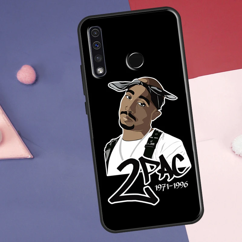 2pac tupac Crown 2 pac Case For Huawei P30 P20 P40 P60 Pro Nova 9 5T P Smart Honor Magic 5 Lite X8 X9a 50 70 Cover