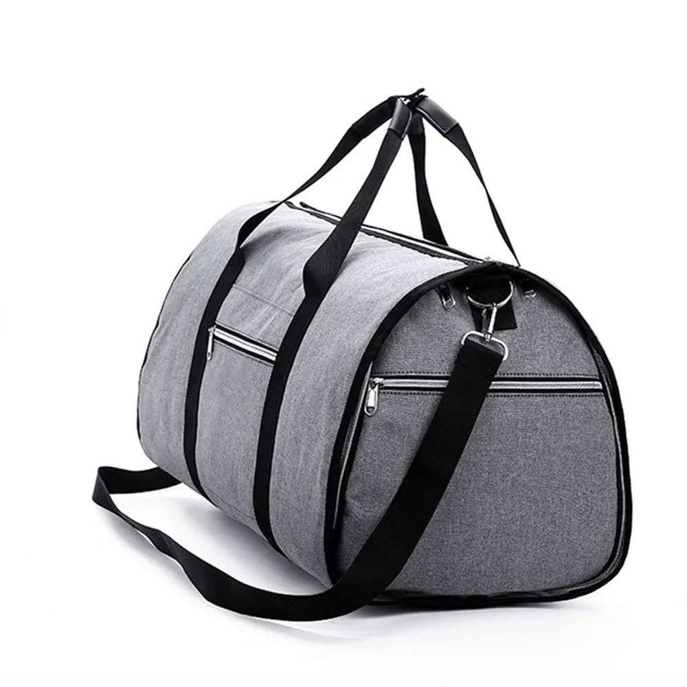 Borsa porta abiti convertibile 2 in 1 con tracolla borsa da viaggio per indumenti di lusso per uomo Crossbody donna borsa da viaggio per abiti da appendere