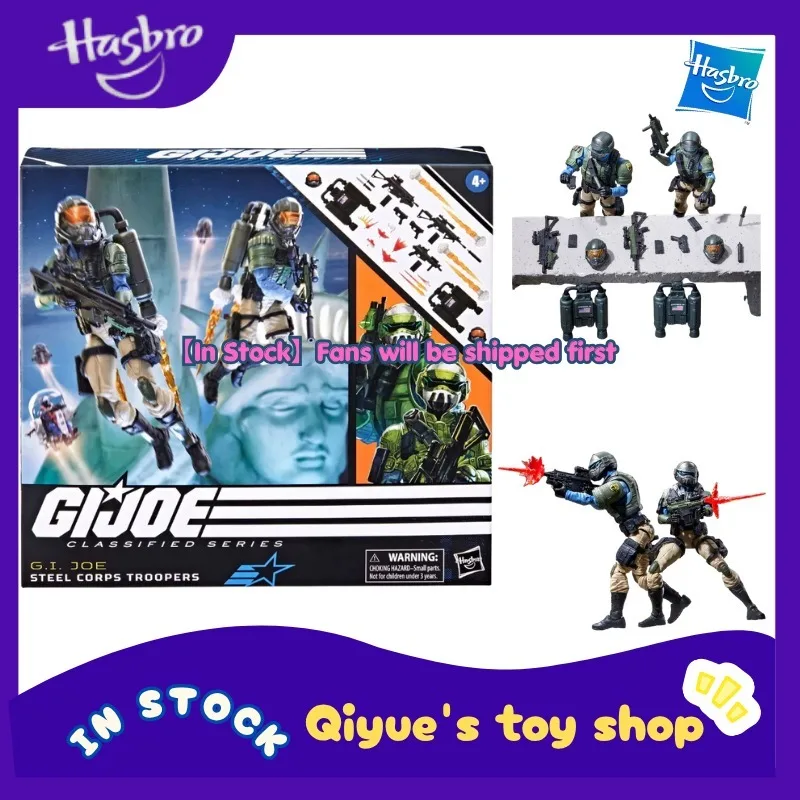 

【In Stock】Hasbro G.I.JOE Special Forces Steel Force Two-person Set 6-inch Movable Robot Doll Model Toy Collection Gift