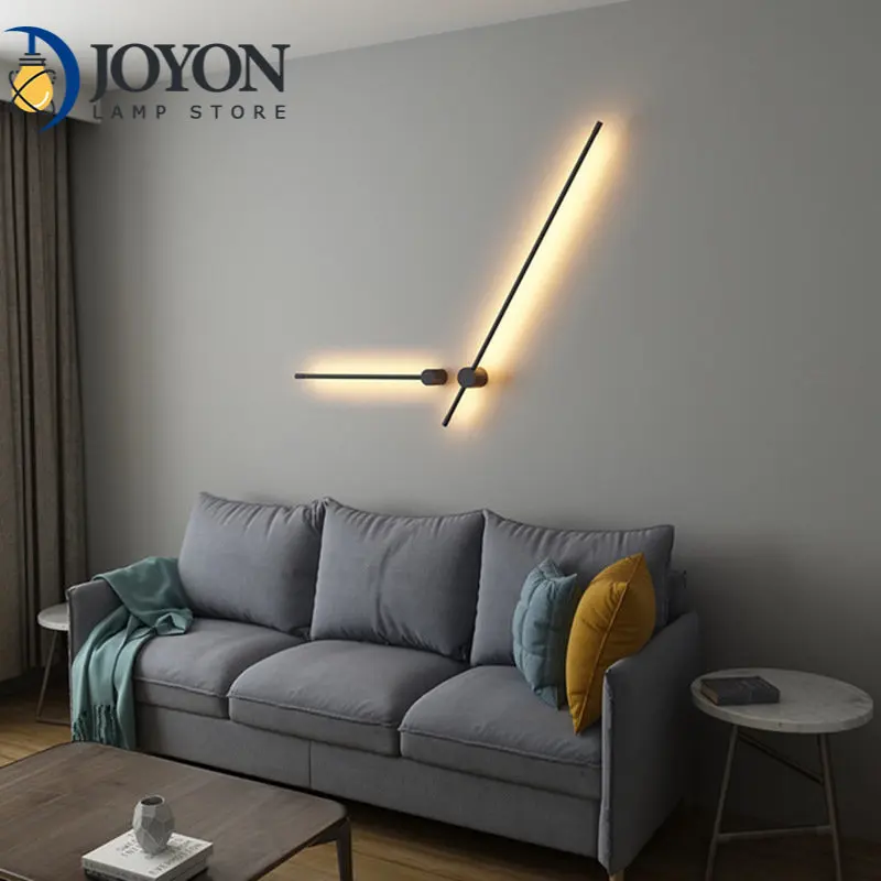 

LED Wall Light Modern Design Long Stick Simple Nordic Style Decor Indoor Background Wall Lamp for LivingRoom Bedroom Stairs