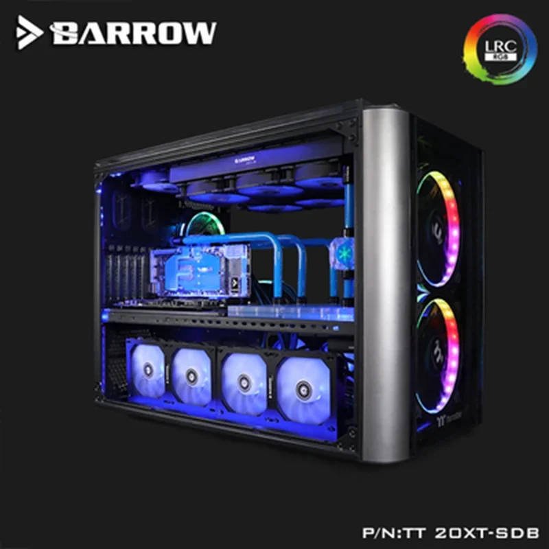 Barrow TT20XT-SDB,Waterway Boards For TT Level 20 XT Case,For Intel CPU Water Block & Single/Double GPU Building