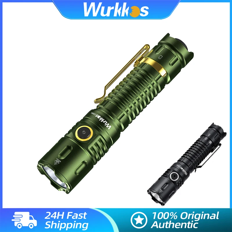 

Wurkkos TD04 21700 EDC Self Defense Tactical Flashlight Powerful 3000LM Rechargeable Torch XHP50D HI LED Lamp IP68 Dual Switch