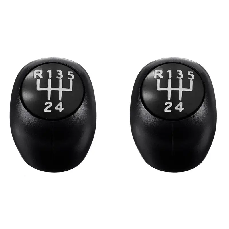 2X 5 Speed Manual Car Gear Shift Knob Handball For Fiat Ducato Citroen Jumper/Relay Boxer 1994-2006 735316072-N30R