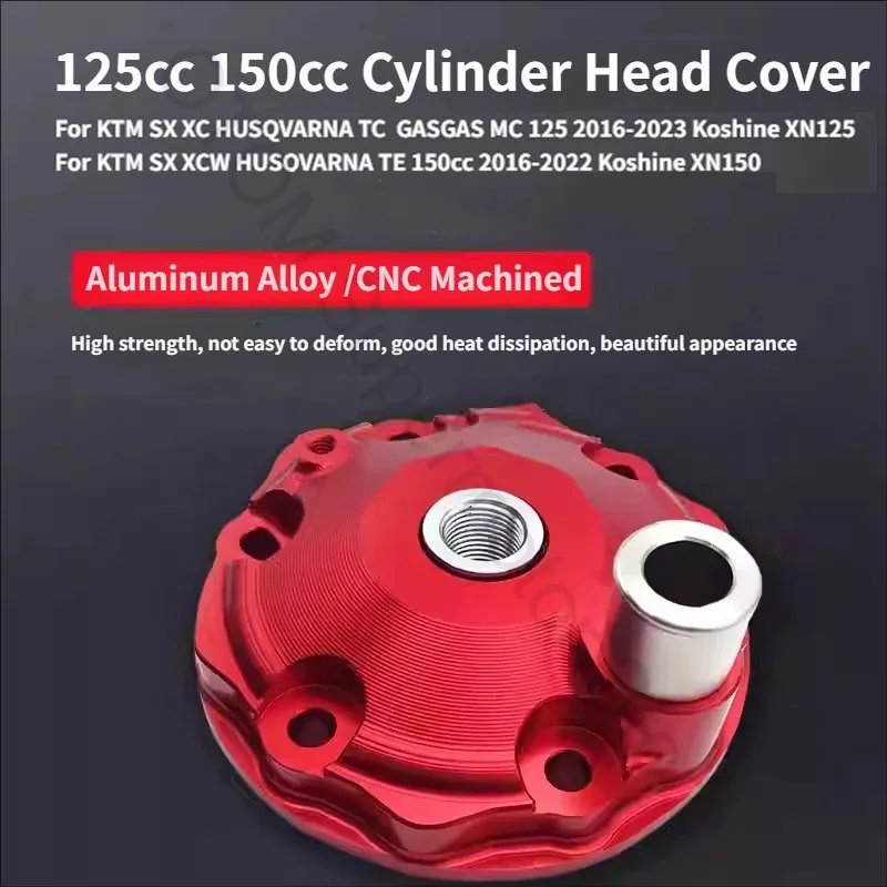 

2016-2023 125 150 Motorcycle Cylinder Head Cover Combustion Chamber Insert Inlay Guard For KTM HUSQVARNA Koshine SX XC XCW TC TX