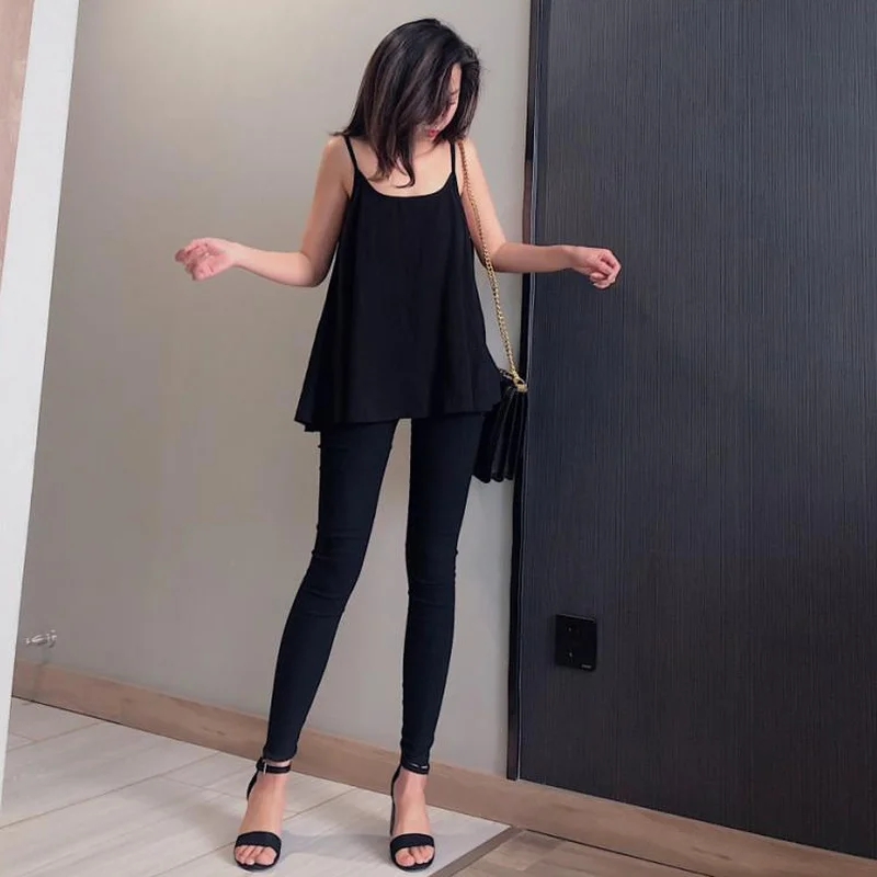 Camisole Women Solid Backless Lace-up Design Casual Cozy Summer Clothes Sexy Hot Girls Streetwear Ins Korean Fashion New Arrival