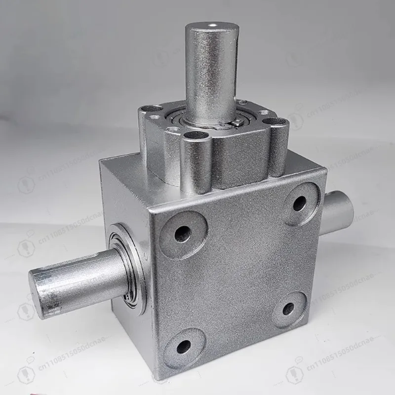 90 Degree Right Angle Reversing Gearbox T-Type 20mm Shaft 2.5 Module 16 Tooth Commutator Steering Gear Box