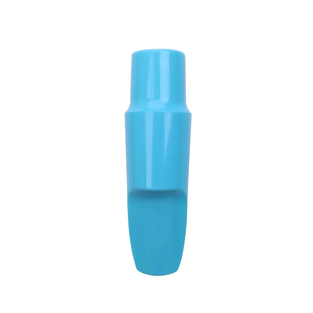 Blue Color Alto Saxophone Mouthpiece Plastic Saxophone Instrument Accessory Alto Sax Flute Head For Professional Saxophonists