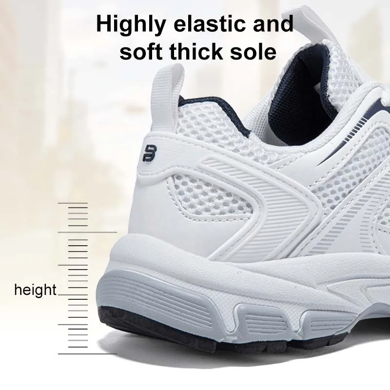 Baasploa Women Running Shoes Lightweight Breathable Sport Shoes Female Lace-Up Comfort Walking Casual Sneakers Rubber Non-Slip