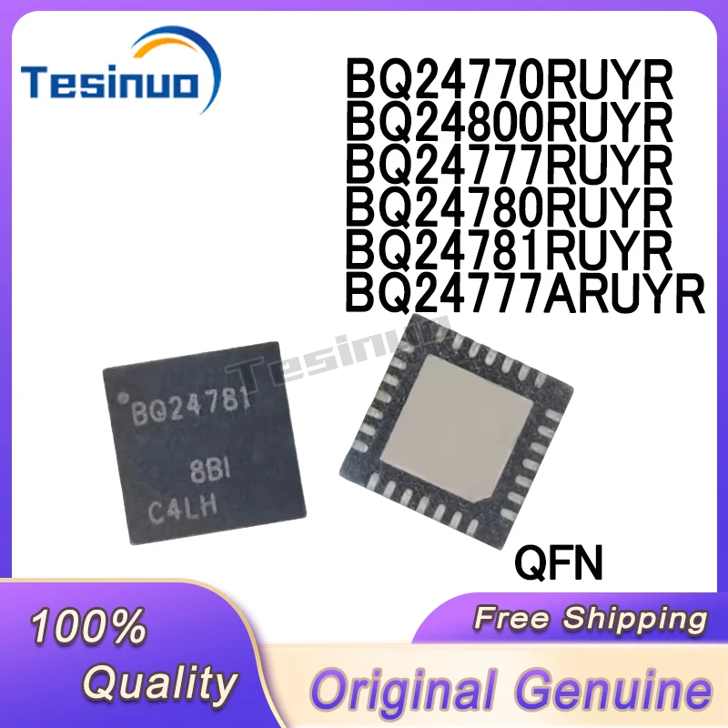 5/PCS New BQ24770RUYR BQ24800RUYR BQ24777RUYR BQ24777ARUYR BQ24780RUYR BQ24781RUYR QFN28 Chipset In Stock