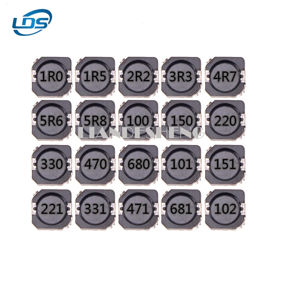 10pcs CDRH127 SMD Magnetic Adhesive Inductor 1UH/1.5UH/2.2UH/3.3UH/4.7UH/6.8UH/10UH/15UH/22/33/47/68/100/150/220/330/470/680/1M