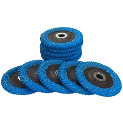 2pcs 4/4.5/5lnch Flap Discs Professional Sanding Discs Angle Grinder Grinding Wheel for Metal Deburring & Rust Removal