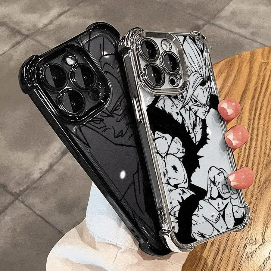 

Anime Dragon Ball Case for Apple iPhone 15Pro Max 11 16 15 13 12 XR 11Pro 14 Pro 16Plus XS MAX Clear Cover